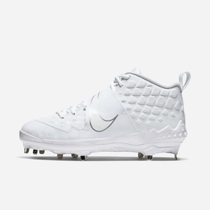 Crampon Baseball Nike Force Air Trout 6 Pro Blanche 4302-798 White/Pure Platinum/White Homme | DPT-38265758